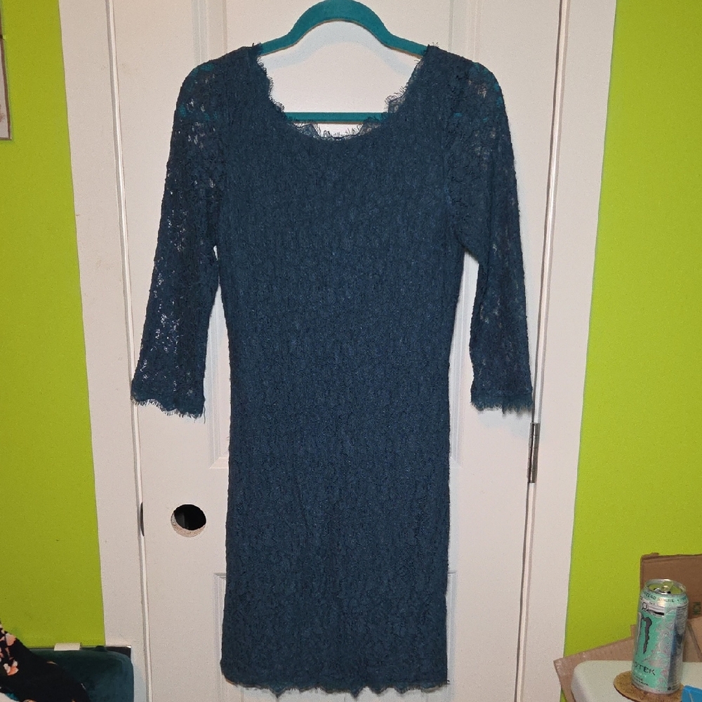 Babaton Rafael Long Sleeve Lace Dress